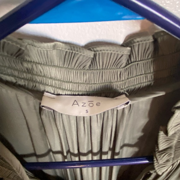 Azóe Green Peasant-Style Dress | Small - Picture 4 of 7